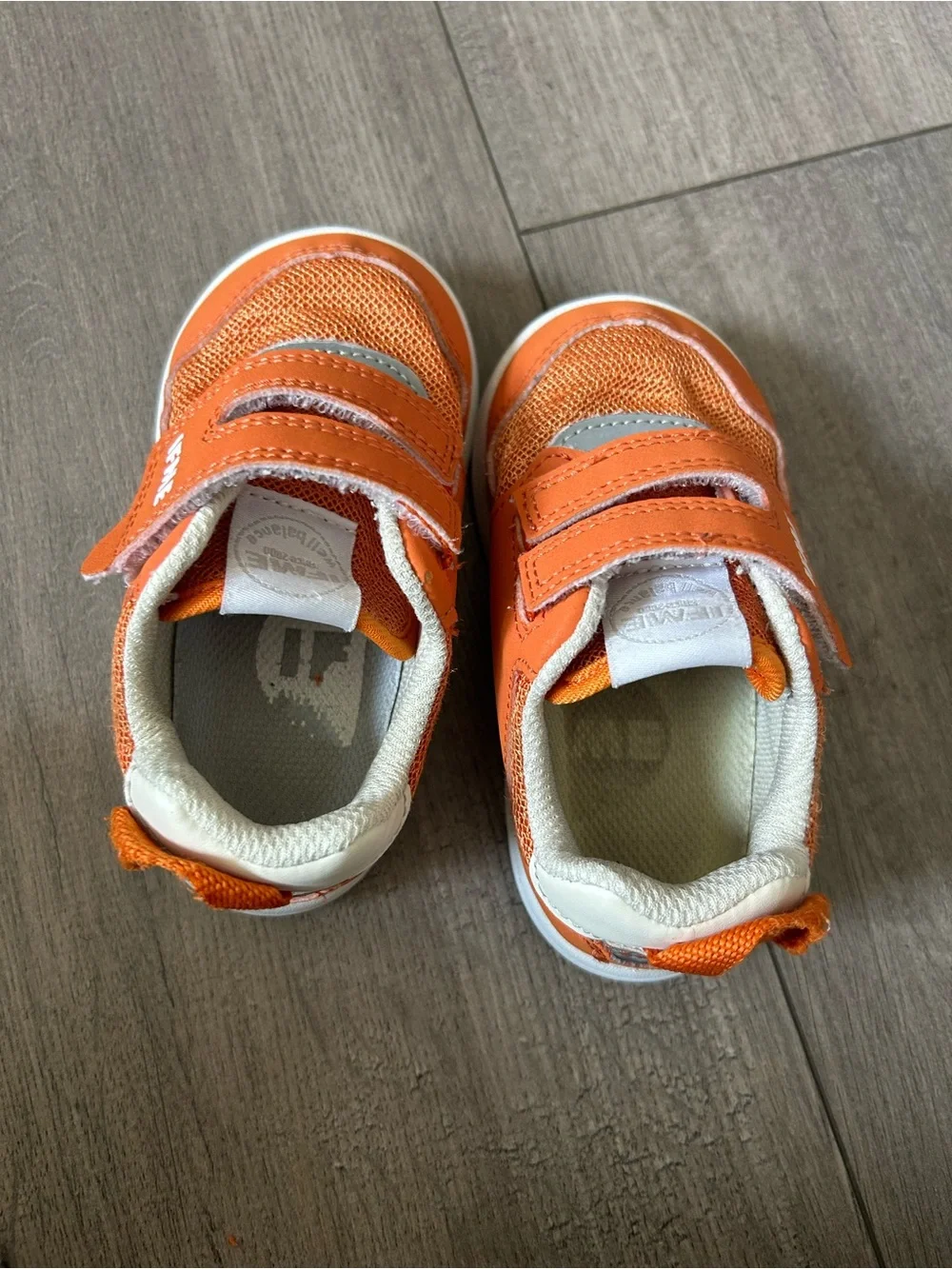 Orange IFME Light Baby / Toddler One-Belt Mesh Sneakers Size: 7.5